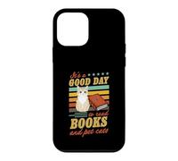 Carcasa para iPhone 12 Mini Cita literaria It's A Good Day To Read Books and Pet Cats
