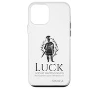 Carcasa para iPhone 12 Mini Cita Motivacional de Séneca sobre la Suerte filosofía Romana Antigua