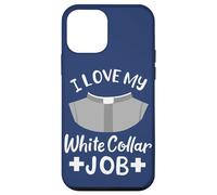 Carcasa para iPhone 12 Mini Cita Pastor I Love My White Collar Job Christian Believer