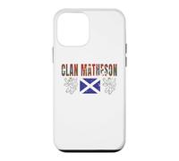 Carcasa para iPhone 12 Mini Clan Matheson Tartan Scottish Family Name Scotland Pride