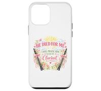 Carcasa para iPhone 12 Mini Clarinete Clarinetista Jugador Músico Pascua Jesús Chica Mujeres