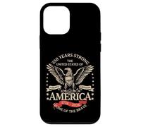 Carcasa para iPhone 12 Mini Classic Patriotic 250 Vintage 4 de Julio de 2026 - Proud USA