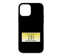 Carcasa para iPhone 12 Mini Código de área 201 New Jersey Hoboken Bayonne Union City Ciudad Natal