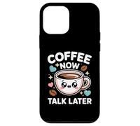 Carcasa para iPhone 12 Mini Coffee Now Talk Later
