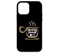 Carcasa para iPhone 12 Mini Coffee Recharge Yourself Funny Cafeine Baristas Coffee Lover
