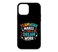 Carcasa para iPhone 12 Mini Collaboration Motivation Teamwork Makes The Dream Work