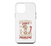 Carcasa para iPhone 12 Mini Colonial Vibes Problemas Modernos Camiseta Retro