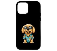 Carcasa para iPhone 12 Mini Cómic Genial de Golden Retriever Dog Summer Vibes
