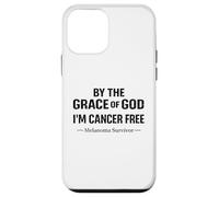 Carcasa para iPhone 12 Mini Conciencia sobre el Melanoma Soy una fe Cristiana Libre de cáncer de Melanoma