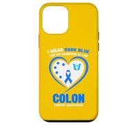 Carcasa para iPhone 12 Mini Concienciación sobre el cáncer de Colon I Wear Blue for My Daughter in Law