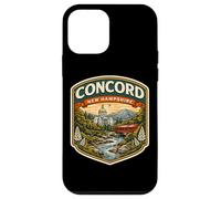 Carcasa para iPhone 12 Mini Concord New Hampshire Souvenir City State Capital Vintage