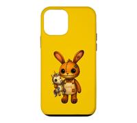Carcasa para iPhone 12 Mini Conejo Kawaii Unicornio Espeluznante Lindo Conejo de Retazos de Halloween