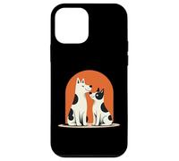 Carcasa para iPhone 12 Mini Cool Best Friends Meme Amistad Perro Cachorro Hombres Mujeres Niños