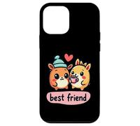 Carcasa para iPhone 12 Mini Cool Best Friends Meme Amistad y Amor Hombres Mujeres Niños