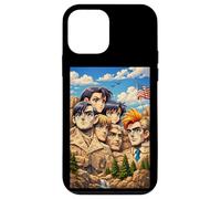 Carcasa para iPhone 12 Mini Cool Mount Rushmore National Memorial USA Presedents Anime