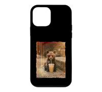Carcasa para iPhone 12 Mini Cool Retro Bubble Tea Gafas De Sol Oso