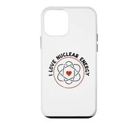 Carcasa para iPhone 12 Mini Corazón de molécula de Signo atómico - Amo a los Maestros de energía Nuclear