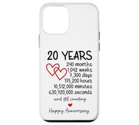 Carcasa para iPhone 12 Mini Corazones entrelazados, símbolo de Amor, romántico, diseño Minimalista