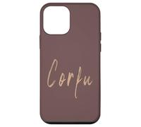Carcasa para iPhone 12 Mini Corfú Grecia Diseño Vintage Elegante
