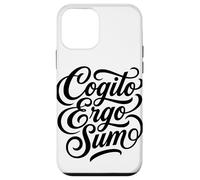 Carcasa para iPhone 12 Mini Cotización de Pensador filósofo Latino de Cogito Ergo Sum