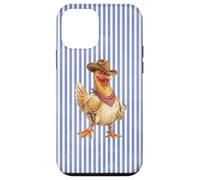 Carcasa para iPhone 12 Mini Cowboy Chicken Western Stripe Graphic Illustration