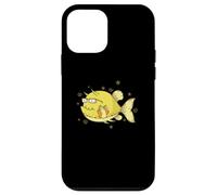 Carcasa para iPhone 12 Mini Cowfish como Nerd con Book Aquarium