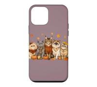 Carcasa para iPhone 12 Mini Cozy Fall Autumn Cute Cat Funny Cat Kitten Lover