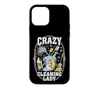 Carcasa para iPhone 12 Mini Crazy Cleaning Lady Conserje