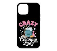 Carcasa para iPhone 12 Mini Crazy Cleaning Lady Conserje