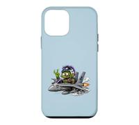 Carcasa para iPhone 12 Mini Crazy Monster Fighter Piloto Jet Cartoon Aviación Arte