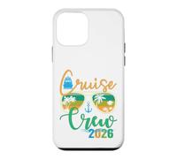 Carcasa para iPhone 12 Mini Cruise Crew 2026 Vacaciones Familiares en la Playa Grupo a Juego