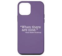 Carcasa para iPhone 12 Mini Cuando Hay Nueve Ruth Bader Ginsburg Quote Meme