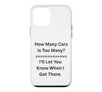Carcasa para iPhone 12 Mini Cuántos Autos Son demasiados Te dejaré Saber Chicos de Autos