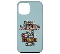 Carcasa para iPhone 12 Mini Cubano y España Made In America Mix Heritage Vintage