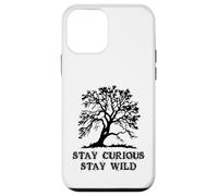 Carcasa para iPhone 12 Mini Curious Stay Inspirationa Wild Tree Silhouette Nature Lover
