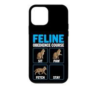 Carcasa para iPhone 12 Mini Curso de obediencia Felina Entrenamiento de Gatos Divertidos