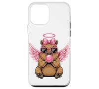 Carcasa para iPhone 12 Mini Cute Cupid Capybara Valentine's Day Gum