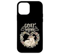 Carcasa para iPhone 12 Mini Cute Floral Goat Mom Homestead Farmer Mother
