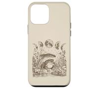 Carcasa para iPhone 12 Mini Cute Frog Mushroom Moon Witchy Fairy Grunge Vintage Graphic