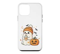 Carcasa para iPhone 12 Mini Cute Ghost Pumpkin Spice Latte Temporada de otoño