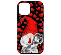 Carcasa para iPhone 12 Mini Cute GNOME Valentines Decor For Women Love Key To My Heart