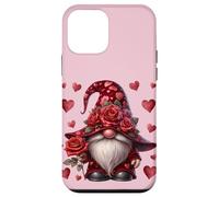 Carcasa para iPhone 12 Mini Cute Heart Pattern GNOME Graphic For Women Pink Valentines