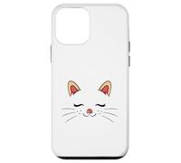 Carcasa para iPhone 12 Mini Cute Sleepy Cat Face Adorable Feline Kitty Lover