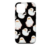 Carcasa para iPhone 12 Mini Cute Spooky Ghost Pastel Goth Retro Groovy Halloween Black