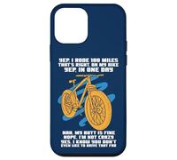 Carcasa para iPhone 12 Mini Cycle Sport Yep I Rode 100 Miles Funny Sarcasm Cita Ciclista
