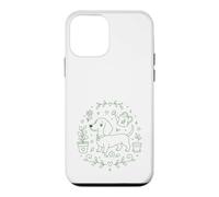 Carcasa para iPhone 12 Mini Dachshund Gardening Wiener Dog Doxie Funny