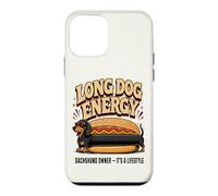Carcasa para iPhone 12 Mini Dachshund Long Dog Energy Wiener Dog Funny Doxie Mom