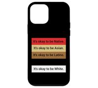Carcasa para iPhone 12 Mini Dad Joke, It's Ok to be Latino, Native, Asian etc...
