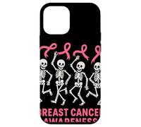 Carcasa para iPhone 12 Mini Dancing Skeletons Pink Ribbon Breast Cancer Awareness