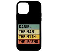 Carcasa para iPhone 12 Mini Daniel The Man The Myth The Legend - Cita Personalizada Divertida